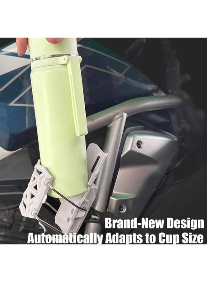 Bukela Adaptive Cycling Bottle Holder, Motorcycle Water Bottle Holder, New Self Adjusting Cup Holder, 360 Degree Rotatable with Automatic Clamping (Gray) - Image 3
